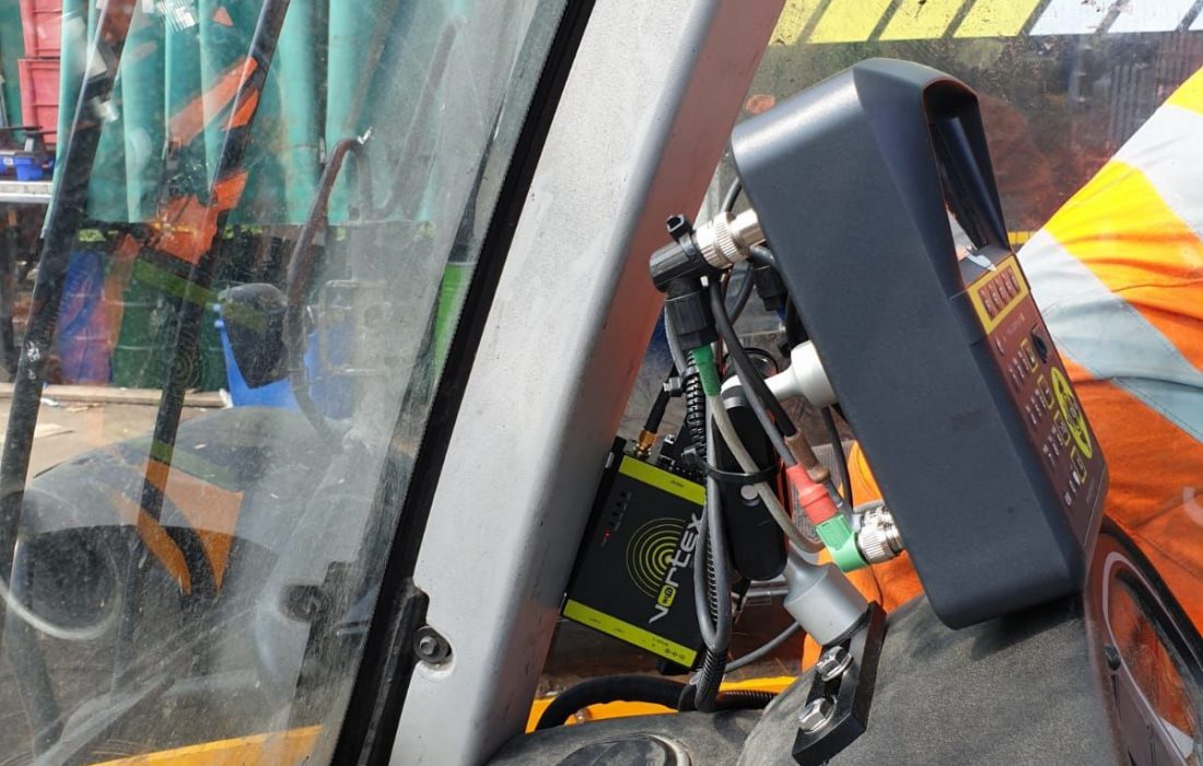 Recent install on a JCB teletruck including wireless data to the Weighbridge, customer can monitor individual and multiple loads.