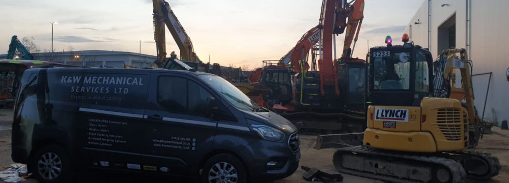 Xwatch XW2 installs carried out on a Hitachi ZX135 & Hitachi ZX225