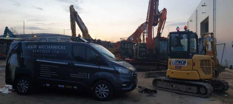 Xwatch XW2 installs carried out on a Hitachi ZX135 & Hitachi ZX225