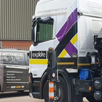 Supply and install an Xwatch XW4 LMC , lorry mounted crane slew and height limiter to a Hiab with 17metres of telescoping sections for Explore Plant. 