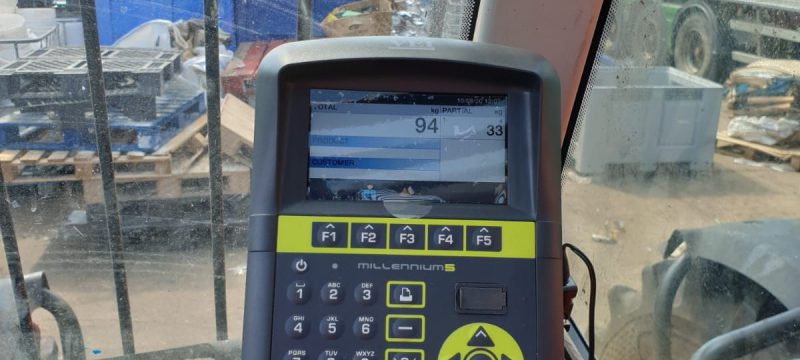 Recent install on a JCB teletruck including wireless data to the Weighbridge, customer can monitor individual and multiple loads.
