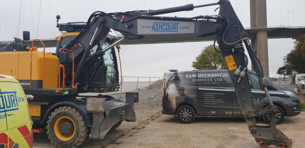 Volvo excavator with XWATCH system