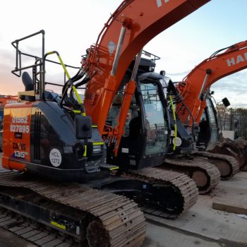 Xwatch XW2 installs carried out on a Hitachi ZX135 & Hitachi ZX225