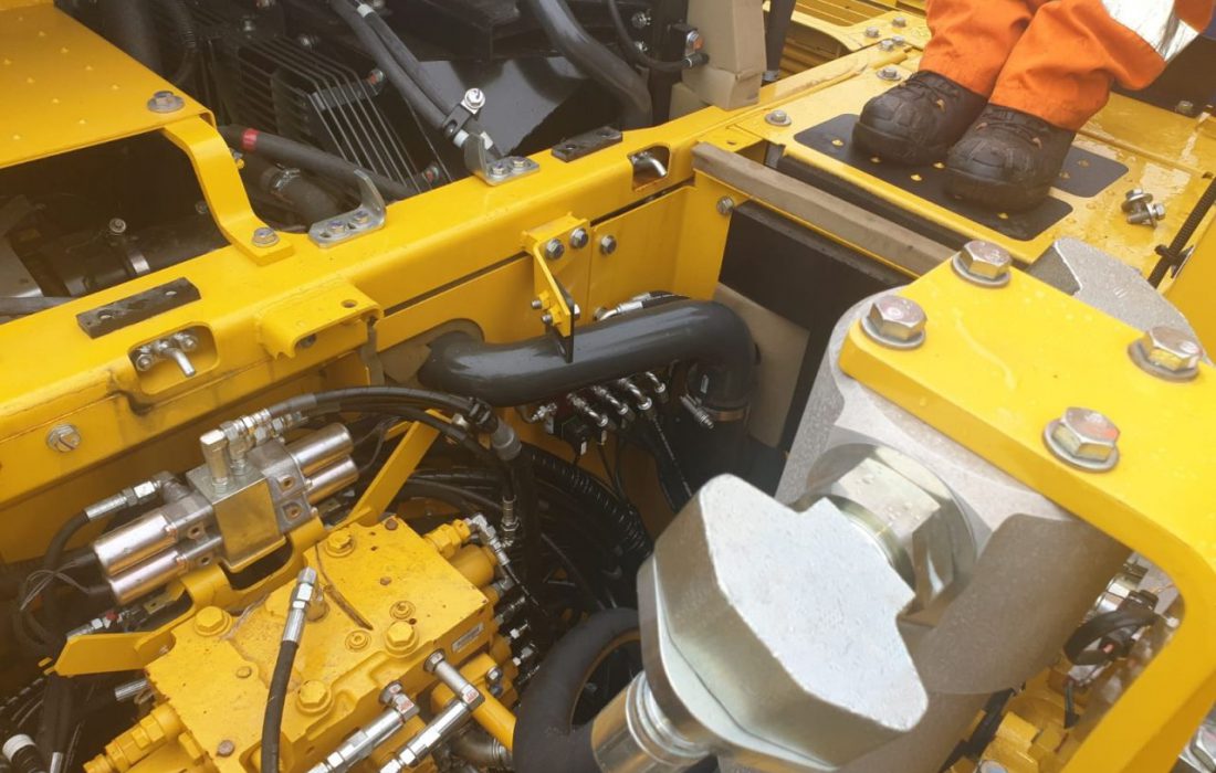 Explore Plant taken delivery of 2 Komatsu HB215LC-3 excavators after we installed Xwatch XW5 rated capacity indicator