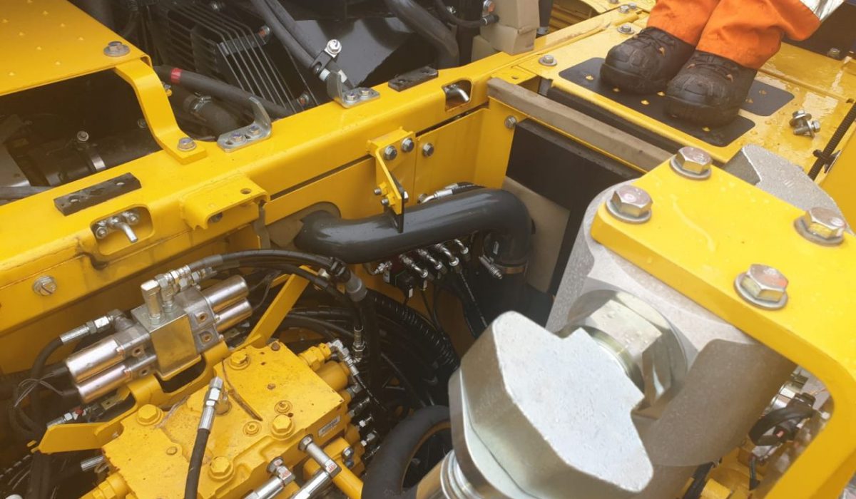 Explore Plant taken delivery of 2 Komatsu HB215LC-3 excavators after we installed Xwatch XW5 rated capacity indicator