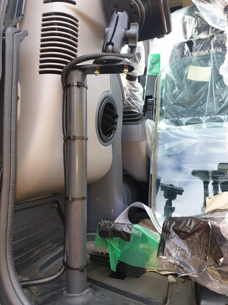 Explore Plant taken delivery of 2 Komatsu HB215LC-3 excavators after we installed Xwatch XW5 rated capacity indicator