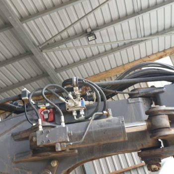 Mecalac 8MCR fitted with an Xwatch SS1 height limiter for DA Bishop 