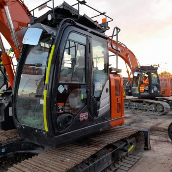 Xwatch XW2 installs carried out on a Hitachi ZX135 & Hitachi ZX225